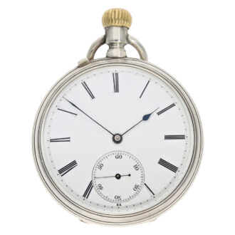 Interesting, early German silver lever pocket watch Circa 1878