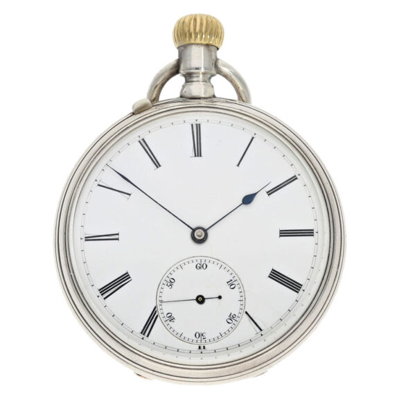 Interesting, early German silver lever pocket watch Circa 1878 Interesting, early German silver lever pocket watch Circa 1878
