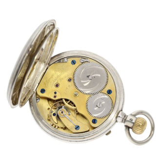 Interesting, early German silver lever pocket watch Circa 1878
