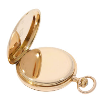 German 14k rose gold hunting cased lever watch Circa 1909 German 14k rose gold hunting cased lever watch Circa 1909