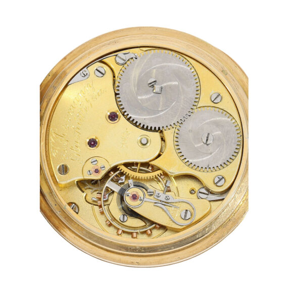 German 14 carat gold lever precision pocket watch Circa 1905 German 14 carat gold lever precision pocket watch Circa 1905