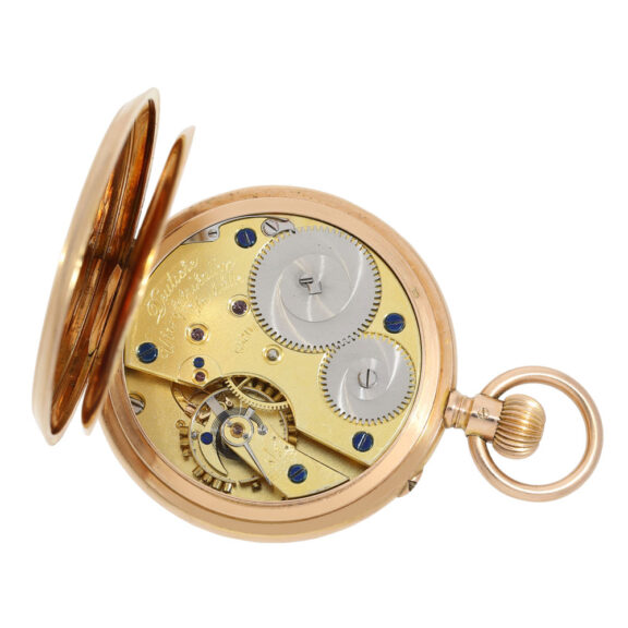 German rose gold open faced lever pocket watch Circa 1910 German rose gold open faced lever pocket watch Circa 1910