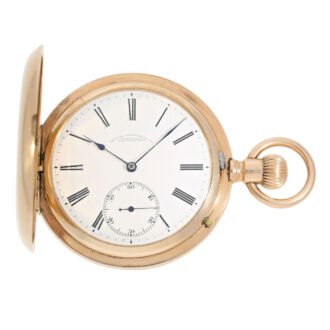 German rose gold hunting cased lever pocket watch Circa 1906