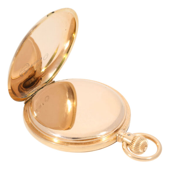 German rose gold hunting cased lever pocket watch Circa 1906 German rose gold hunting cased lever pocket watch Circa 1906