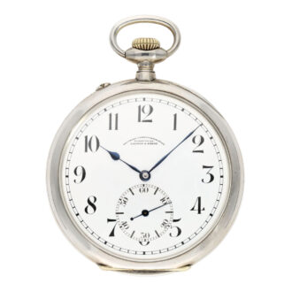Silver open faced German Kriegsmarine deck watch Circa 1920