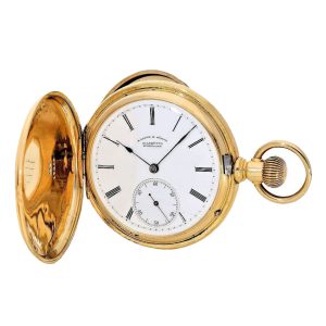 German hunting cased faced lever pocket watch Circa 1884