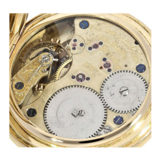 German hunting cased faced lever pocket watch Circa 1884 German hunting cased faced lever pocket watch Circa 1884