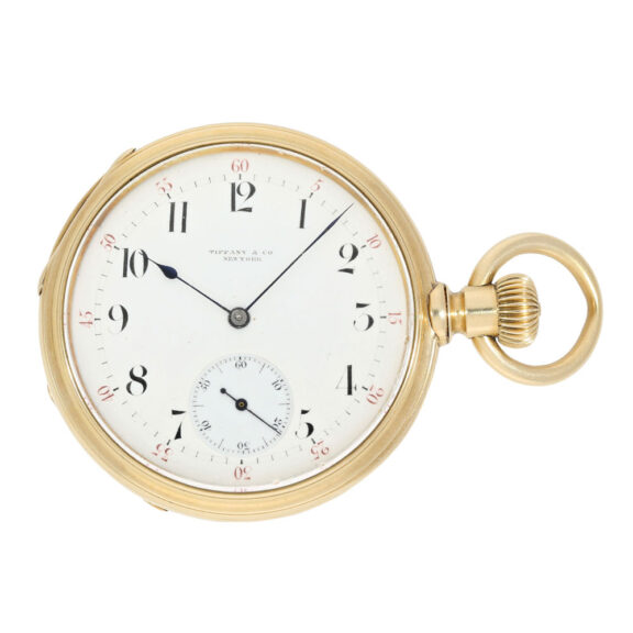 Rare German gold open faced lever pocket watch Circa 1870 Rare German gold open faced lever pocket watch Circa 1870
