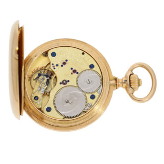 German rose gold hunting case lever pocket watch Circa 1897 German rose gold hunting case lever pocket watch Circa 1897