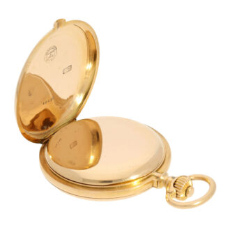 German rose gold hunting case lever pocket watch Circa 1897 German rose gold hunting case lever pocket watch Circa 1897