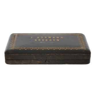Decorated German rose gold hunting cased lever Circa 1883