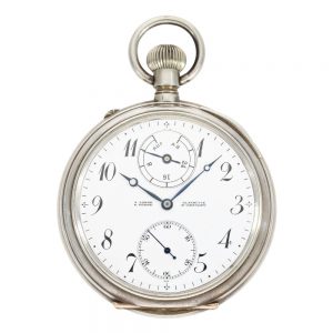Extremely rare German silver deck chronometer Circa 1912