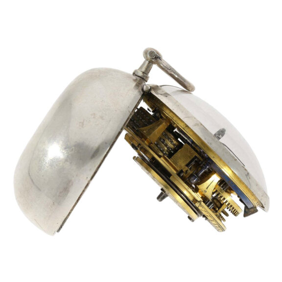 Austrian silver champlevé verge pocket watch Circa 1715 Austrian silver champlevé verge pocket watch Circa 1715