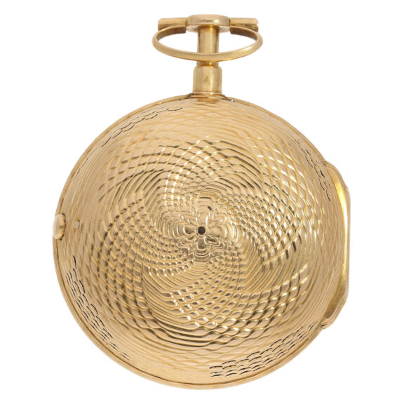 Gold quarter repeating à toc et à tac verge watch Circa 1750 Gold quarter repeating à toc et à tac verge watch Circa 1750