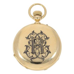 French gold open faced ankerchronometer watch Circa 1870