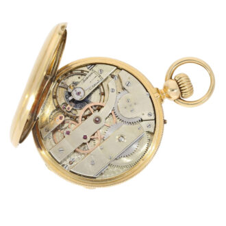 French gold open faced ankerchronometer watch Circa 1870