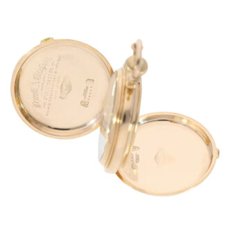 Danish rose gold hunting cased ankerchronometer Circa 1874
