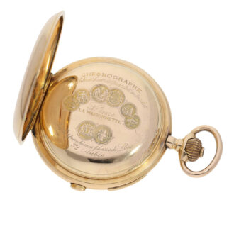 Swiss gold complicated astronomical lever watch Circa 1900