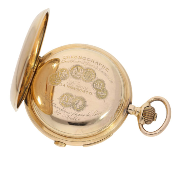 Swiss gold complicated astronomical lever watch Circa 1900 Swiss gold complicated astronomical lever watch Circa 1900