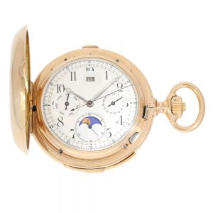 German rose gold complicated astronomical watch Circa 1900
