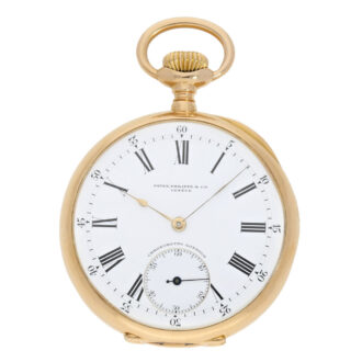 Impressive Swiss 18k gold 'Chronometro Gondolo' Circa 1908