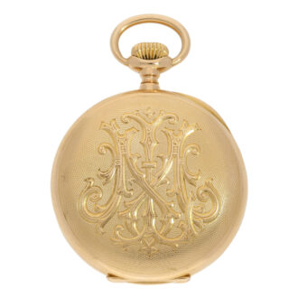 Impressive Swiss 18k gold 'Chronometro Gondolo' Circa 1908