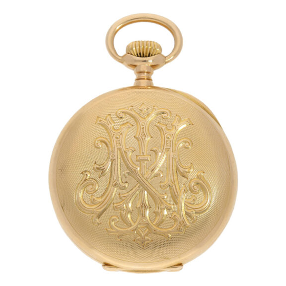Impressive Swiss 18k gold 'Chronometro Gondolo' Circa 1908