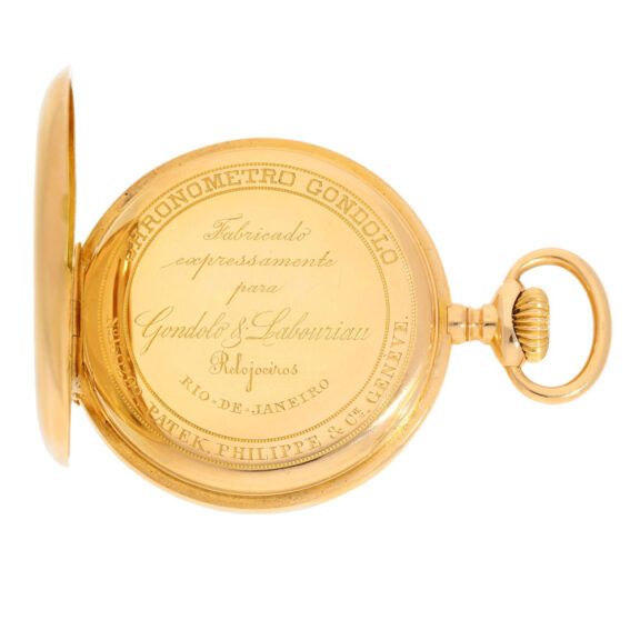 Impressive Swiss 18k gold 'Chronometro Gondolo' Circa 1908 Impressive Swiss 18k gold 'Chronometro Gondolo' Circa 1908