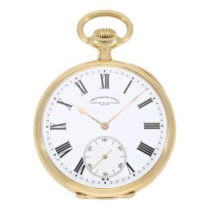 Swiss 18k gold open faced 'Chronometre Royal' Circa 1910