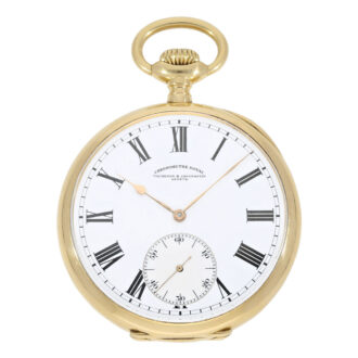 Swiss 18k gold open faced 'Chronometre Royal' Circa 1910
