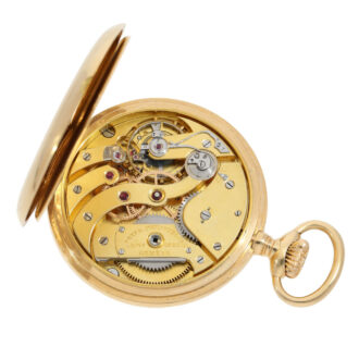 Swiss 18 carat gold open faced ankerchronometer Circa 1916