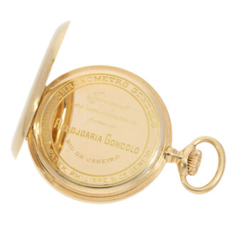 Swiss 18 carat gold open faced ankerchronometer Circa 1916