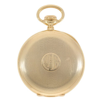 Swiss 18 carat gold open faced ankerchronometer Circa 1916