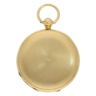 English gold full hunter with eight days movement Circa 1857