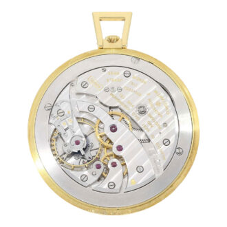 Swiss 18 carat gold open faced dress watch Circa 1950's