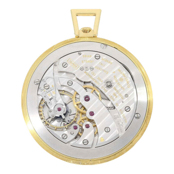 Swiss 18 carat gold open faced dress watch Circa 1950's Swiss 18 carat gold open faced dress watch Circa 1950's