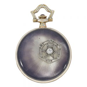 Exquisite Swiss Art Nouveau lever pendant watch Circa 1910
