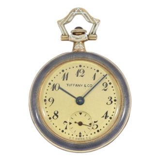 Exquisite Swiss Art Nouveau lever pendant watch Circa 1910
