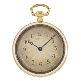 Super thin French Art Nouveau pendant watch Circa 1907