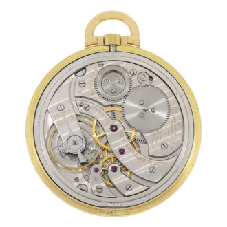 Super thin Swiss gold open faced dress watch Circa 1938