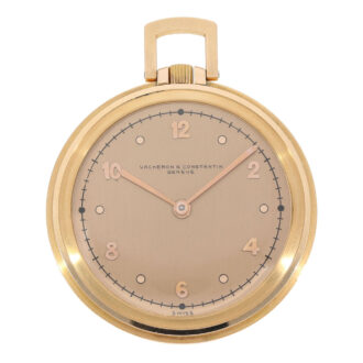 Swiss rose gold open faced Art Deco dress watch Circa 1937 Swiss rose gold open faced Art Deco dress watch Circa 1937