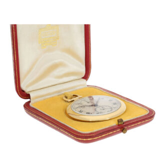 Large, rare French gold Art Deco chronograph Circa 1930