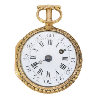 French Louis XV repeating verge with chatelaine Circa 1775 French Louis XV repeating verge with chatelaine Circa 1775
