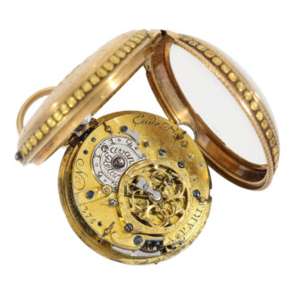 French Louis XV repeating verge with chatelaine Circa 1775 French Louis XV repeating verge with chatelaine Circa 1775