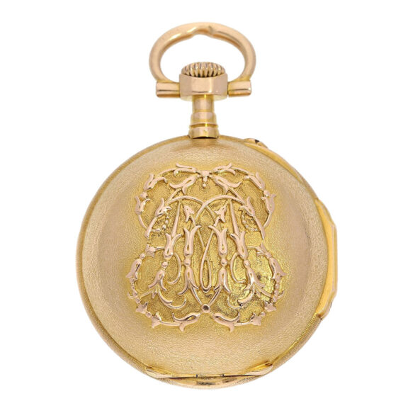 Swiss open faced Louis XVI style pendant watch Circa 1875 Swiss open faced Louis XVI style pendant watch Circa 1875