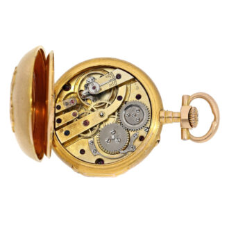 Swiss open faced Louis XVI style pendant watch Circa 1875