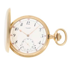 Swiss rose gold open faced ankerchronometer Circa 1900