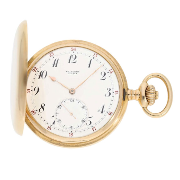 Swiss rose gold open faced ankerchronometer Circa 1900