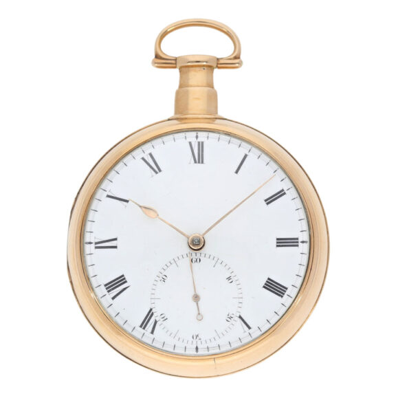 Rose gold pair cased lever with stoppable seconds Circa 1807