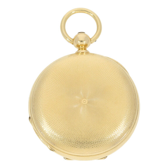 English gold spring detent pocket chronometer Circa 1865 English gold spring detent pocket chronometer Circa 1865